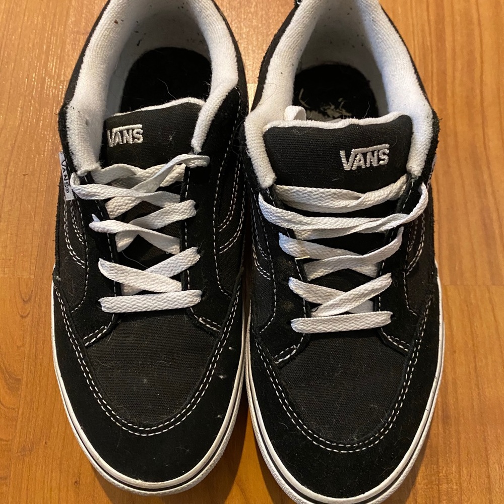 Black & White Vans Sneakers